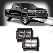 Headlight 12 Led Dually Fixed Light And Strobe 1 Piece - Black - View 6