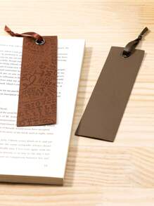 壓花英文書籤橄欖綠高級學生閱讀標籤 - 橄欖綠 - 查看 8