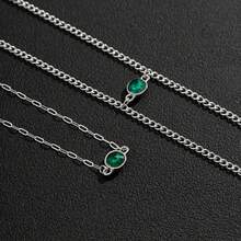 1pc Men's Body Chain Necklace, Simple & Fashionable Hollow Out Chest Chain Accessory - Silver - View 2