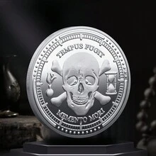 1 枚生命之樹紀念幣/流浪者紀念章,3d 金銀浮雕,銅銀電鍍工藝裝飾,個性化創意 - 彩色 - 查看 7