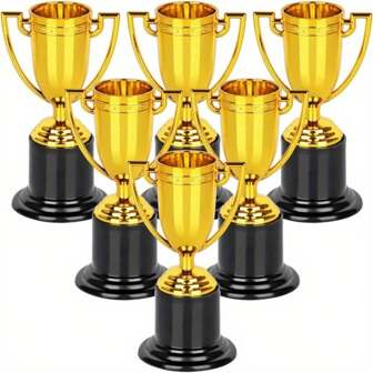 Mini Trophies, 10-30 Pcs Gold Trophy Award, Plastic Trophies for , 4 Inch Trophy Cups, Award Trophies for Party Favors, Props, Rewards, Winning Prizes, Competitions Ceremony Parties Favor