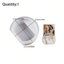 1pc Clear Glue Crystal Cloud Shaped Silicone Mold For Diy Resin Crafts Card Holder/photo Display Stand