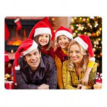 1頂多色可選休閒&優雅風格的男女通用毛絨耳帽,防風、保暖、防寒,適合聖誕節 - 紅色 - 查看 1