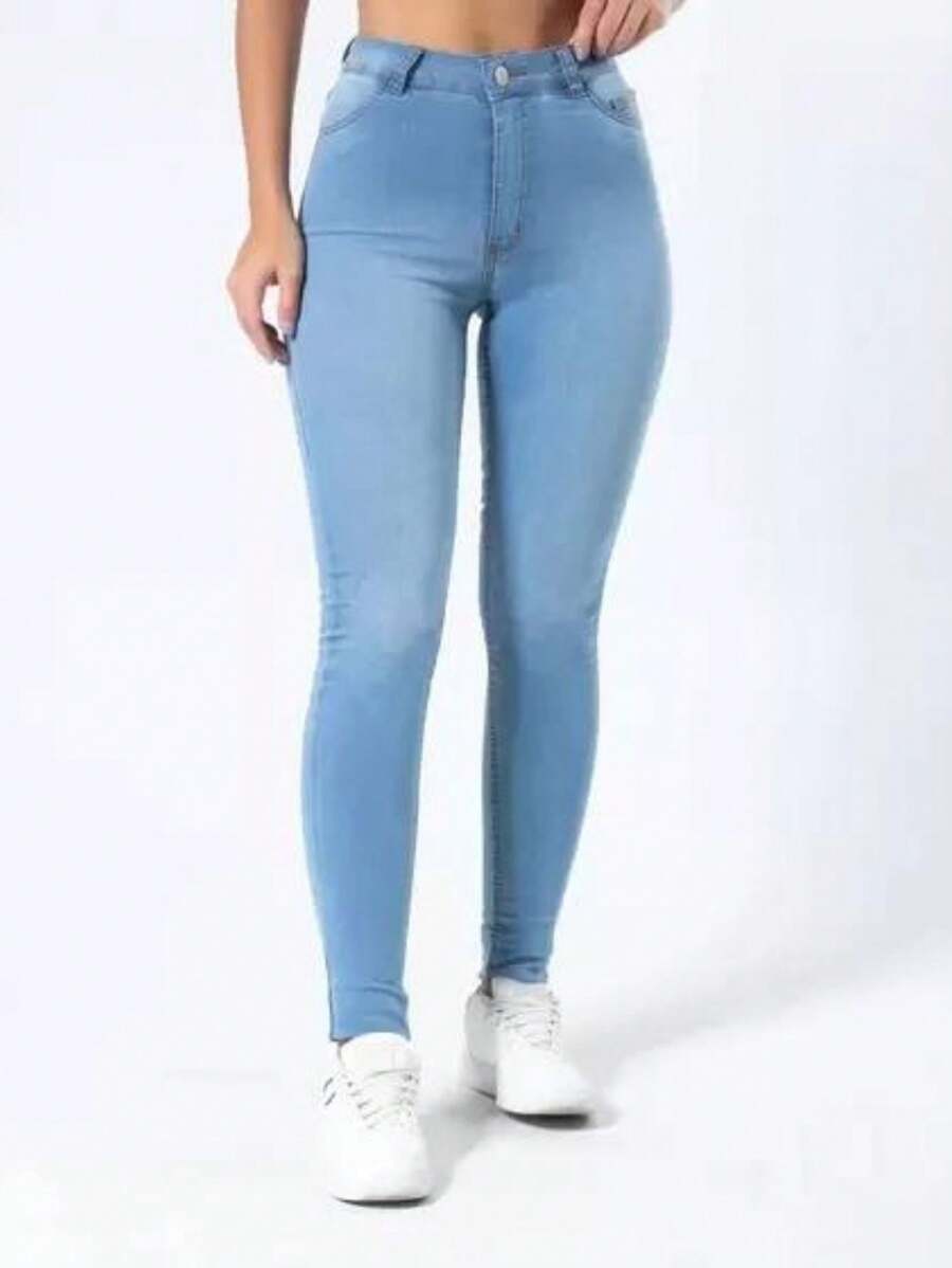 Women Jeans - Light Wash - View 1