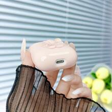 苹果花卉粉蓝向日葵吊坠耳机盒兼容 Airpods1/2 AirPods Pro - 粉色 - 查看 3