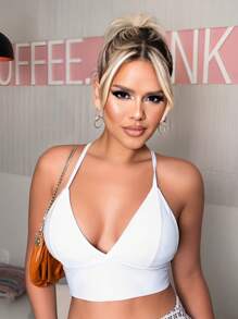 Women Tops - 白色 - 查看 1