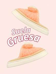 Women's House Slippers, Bow-Shaped Sandals, Comfortable And Soft, Perfect For Resting At Home And Relaxing, Lightweight, Practical, Non-Slip And Easy To Clean - 杏色 - 查看 2