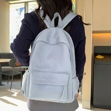 女士休閒雙肩包國中高中大學生雙肩包外出旅行雙肩包日常通勤雙肩包