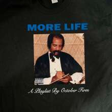 Playera Drake More Life - Negro - Ver 2