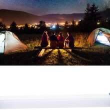 Barra de luz LED Portatil Recargable 32cm, Tubo de luz de Emergencia a Prueba de Agua de Gancho Oculto de usos amplios para iluminación de Emergencia - Azul - Ver 3