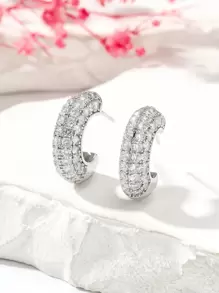 Vòng khuyên tai - Bạc - Xem 1