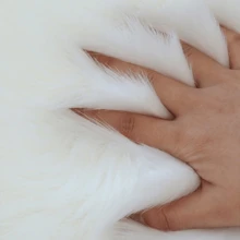 1個汽車中央儀表台墊套,萬用冬季毛絨汽車座椅扶手箱墊,適用於汽車suv卡車,毛絨控制台扶手墊內飾 - 米色 - 查看 8