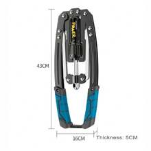 1 Miếng Arm Rèn luyện sức mạnh Thiết bị Giãn nở ngực Và Nắm chặt - màu đen - Xem 3