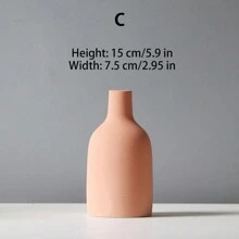 One Piece Ceramics Vase,Mini Boho Vase For Plants, Flowers, Incense, Reed Diffuser, Vintage Bottle For Centerpiece, Home, Office, Gifts,Home Decor,Flower Vase,Centerpiece,Table Decor Birthday Graduation Back To School Room Decor School Supplies Glass Vase - Multicolor - View 5