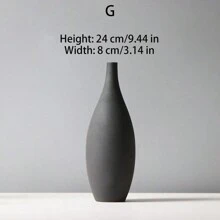 One Piece Ceramics Vase,Mini Boho Vase For Plants, Flowers, Incense, Reed Diffuser, Vintage Bottle For Centerpiece, Home, Office, Gifts,Home Decor,Flower Vase,Centerpiece,Table Decor Birthday Graduation Back To School Room Decor School Supplies Glass Vase - Multicolor - View 9