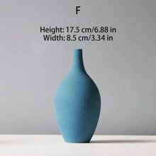 One Piece Ceramics Vase,Mini Boho Vase For Plants, Flowers, Incense, Reed Diffuser, Vintage Bottle For Centerpiece, Home, Office, Gifts,Home Decor,Flower Vase,Centerpiece,Table Decor Birthday Graduation Back To School Room Decor School Supplies Glass Vase - Multicolor - View 8