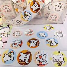 Stickers For Decorating Journals, Featuring Rainbow-colored Dog Cartoon Drawings. - Multicolor - View 4