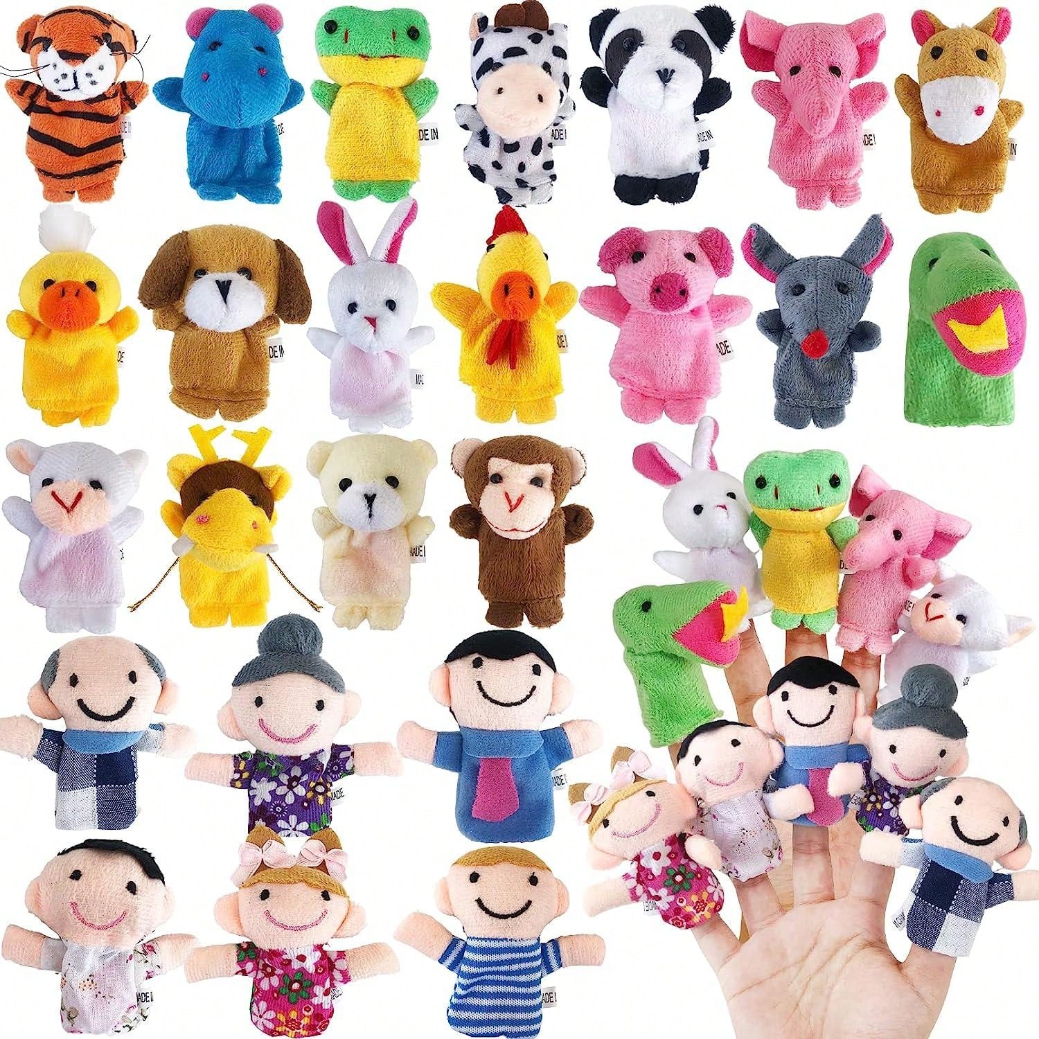 Wiggly Lot De 100 Marionnettes à Doigts Yeux – 6 Couleurs – Cadeau De Fête Et Halloween