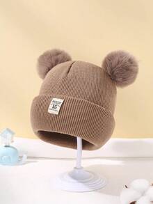 1 Khaki Double Ball Cap For Children - Khaki - View 3