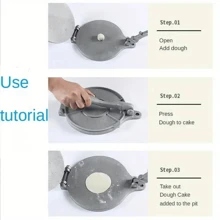 Prensa Para Tortillas - Plateado - Ver 2
