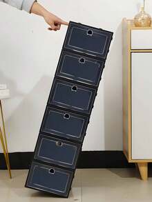 Cajas de Almacenaje Apilables Para Calzado. 3 Y 5 Organizadores y Cuidado de Tus Zapatos - Multicolor - Ver 4