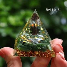 1pc, Natural Crystal, Pyramid Healing Crystal, Energy Reiki Chakra Meditation, Lucky Gather Wealth Stone, Room Decor, Home Decor, Table Decor, Holiday Decor