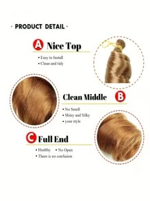 合成法國卷曲黑棕色彩色螺旋卷曲鉤針辮頭髮高溫鬆散波浪卷織髮延伸產品,適用於女性日常假期和cosplay辮編頭髮織髮1包裝 - 亞麻金 - 查看 5