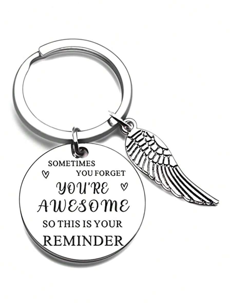 1入搞笑教師感謝禮物鑰匙扣,感謝珠寶鑰匙鍊,您將永遠是我的最愛老師鑰匙扣,辭職禮物給助教 - 銀色 - 查看 1