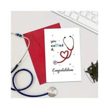 1 cái Dễ thương Y tá Tốt nghiệp Thẻ Món quà , Đáng yêu Tốt nghiệp Thiệp mừng , Thẻ Qủa tặng Đối với Mới Y tá - Nhiều màu - Xem 2