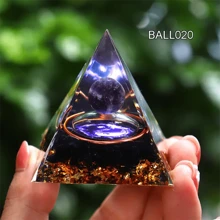 1pc, Natural Crystal, Pyramid Healing Crystal, Energy Reiki Chakra Meditation, Lucky Gather Wealth Stone, Room Decor, Home Decor, Table Decor, Holiday Decor