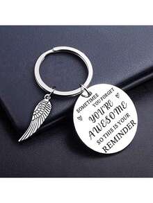 1入搞笑教師感謝禮物鑰匙扣,感謝珠寶鑰匙鍊,您將永遠是我的最愛老師鑰匙扣,辭職禮物給助教 - 銀色 - 查看 2