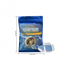 1 Paquete/4 Piezas Pastillas De Limpiador Para La Lavadora - 1 paquete - Ver 6