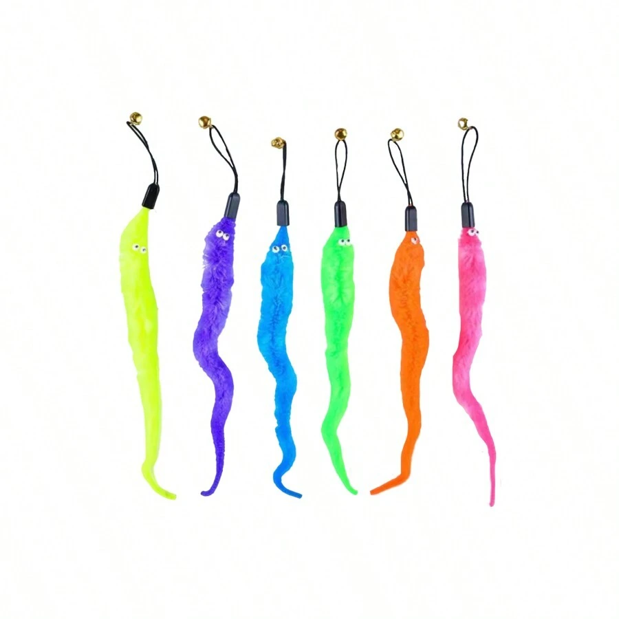 5 piezas Juguete para gato con diseño de oruga para gato para - Multicolor - Ver 1