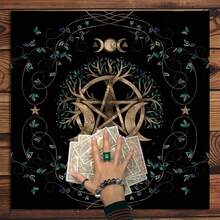 1入組生命之樹設計祭壇布牌占卜套裝,適用於巫術 - M - 查看 3