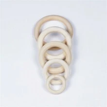 Anelli In Legno Color Legno Naturale Da 12-125 Mm Per Artigianato Fai Da Te, Tracolla Per Borsa, Anelli Per Tende Ecc.