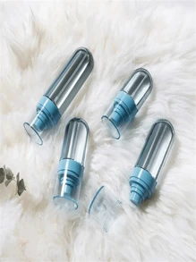 Portable Upside Down Spray Bottle With Fine Mist Sprayer, Makeup Water Refillable Container For Disinfection - Baby Blue - View 1