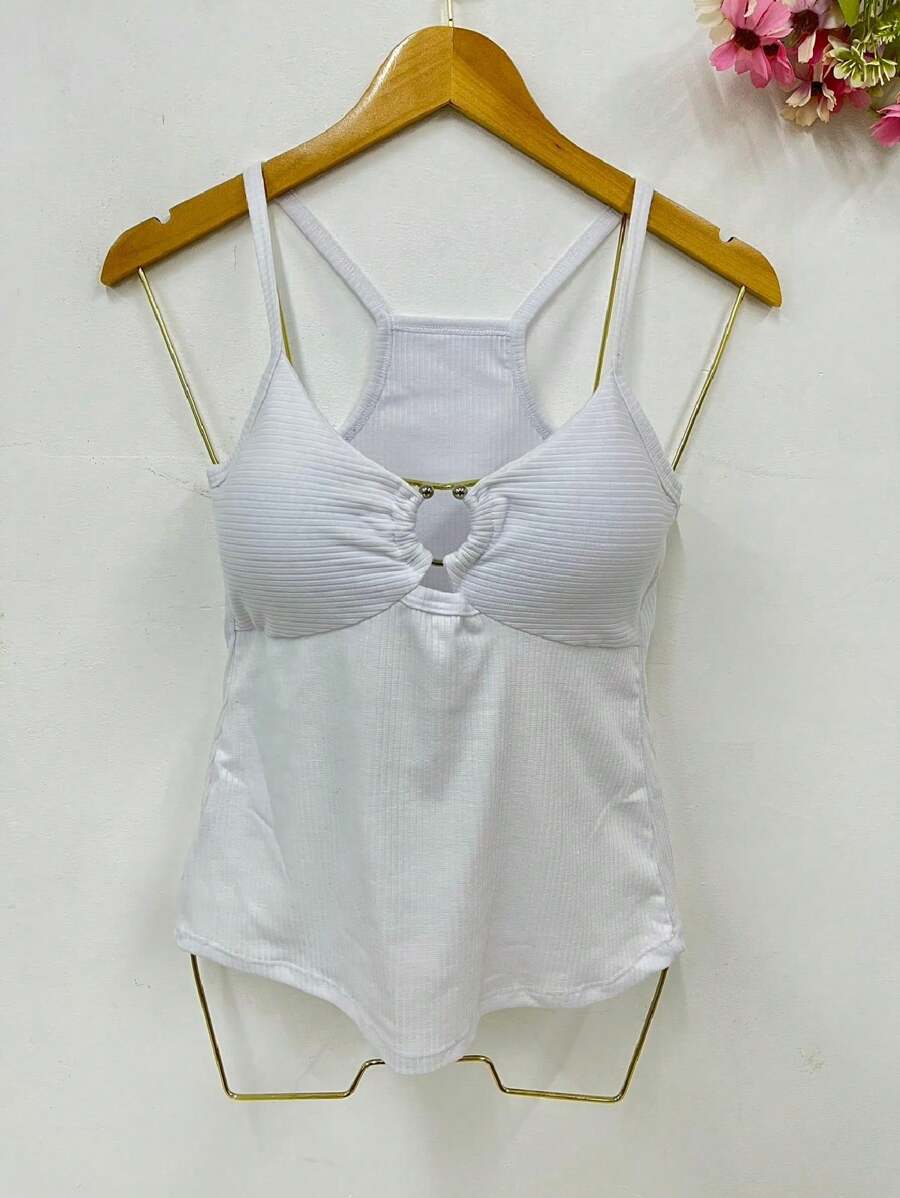 Women Tops - 白色 - 查看 1