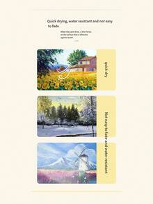 100ml丙烯顏料,多色可選,手繪、壁畫、輪胎塗鴉、diy防水、不褪色、藝術學生補充用顏料