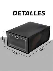 Cajas de Almacenaje Apilables Para Calzado. 3 Y 5 Organizadores y Cuidado de Tus Zapatos - Multicolor - Ver 6