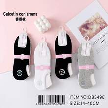 Calcetines para Mujer, 3 Pares de Calcetas con aroma, Deportivas y Casuales. - Multicolor - Ver 1
