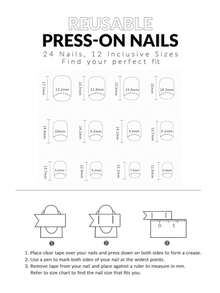 24入組短方形漸變灰色純色假指甲,一片指甲貼和一個指甲文件升級您的造型 - 灰色 - 查看 5