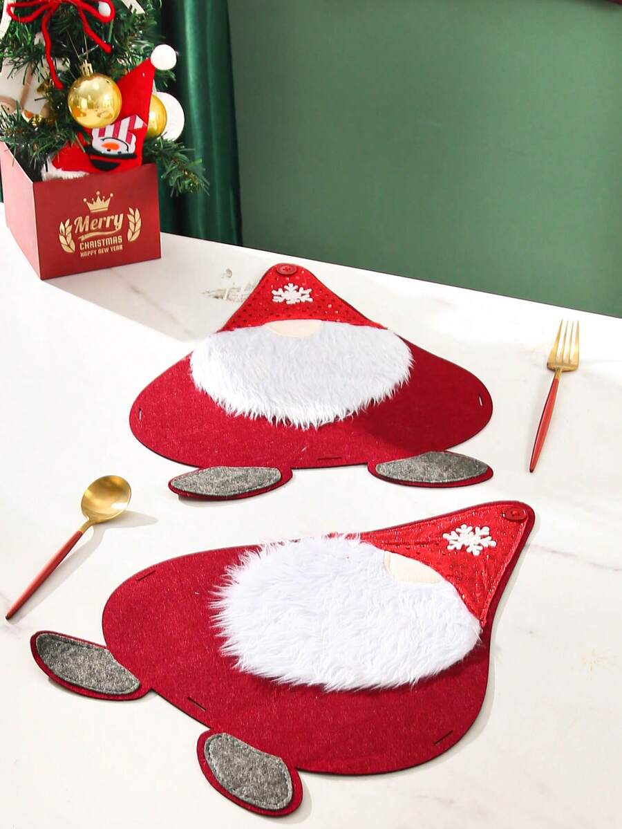 1 Miếng Mới Creative Giáng sinh Đồ trang trí Đệm Với Thiết kế Santa Claus - Nhiều màu - Xem 1