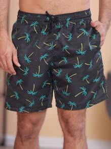 Men Beach Shorts - Negro - Ver 5