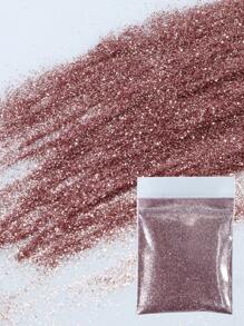 10g 金属玫瑰金闪光颜料粉美甲装饰凝胶抛光美甲闪亮亮片专业指甲配件