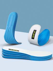 2pcs Comfortable Soft Breathable Sweat-absorbing Shoe Insoles For Long Standing - White - View 1