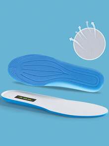 2pcs Comfortable Soft Breathable Sweat-absorbing Shoe Insoles For Long Standing - White - View 4
