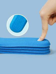 2pcs Comfortable Soft Breathable Sweat-absorbing Shoe Insoles For Long Standing - White - View 3