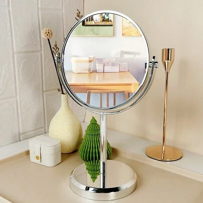 Một chiếc gương để bàn hai mặt cỡ lớn kiểu Châu Âu, kiểu công chúa, dùng để trang điểm, giá rẻ, trang trí phòng ngủ, bàn trang điểm, du lịch, phòng ngủ, phụ kiện trang điểm, gương, gương trang điểm, giá rẻ, quà tặng Giáng sinh, đồ trang điểm, dụng cụ trang điểm, đồ rẻ tiền, quà tặng, quà tặng cho phụ nữ, quà Giáng sinh, quà khuyến mãi, du lịch, đồ rẻ tiền, đồ dùng cần thiết khi đi du lịch