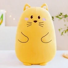 1只可愛的黃色貓咪毛絨玩具,尺寸20cm / 7.87英寸,材質:我們的動物毛絨玩具採用安全和親膚材料製成;親膚面料提供更好的親膚感覺,使毛絨玩具柔軟舒適。完美禮物:這個娃娃摸起來非常柔軟可愛;不管你把它當做孩子房間的裝飾還是抱抱伴侶,你一定會喜歡它增添的可愛魅力;它是兒童生日、聖誕節、萬聖節等的完美貓咪毛絨玩具禮物。這個可愛、獨特和柔軟的毛絨玩具會給你的朋友帶來意外之喜,可以當作看書、看電視、學習、小睡的可愛枕頭;這將是聖誕節、感恩節和生日的甜蜜禮物。這個柔軟可愛的貓咪枕頭毛絨玩具是由彈性好、超柔軟的短毛絨精心製作而成 - 黃色 - 查看 1