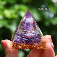 1pc, Natural Crystal, Pyramid Healing Crystal, Energy Reiki Chakra Meditation, Lucky Gather Wealth Stone, Room Decor, Home Decor, Table Decor, Holiday Decor